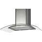 Campana Decorativa Cata GAMMA700, C, Inox-Cristal,