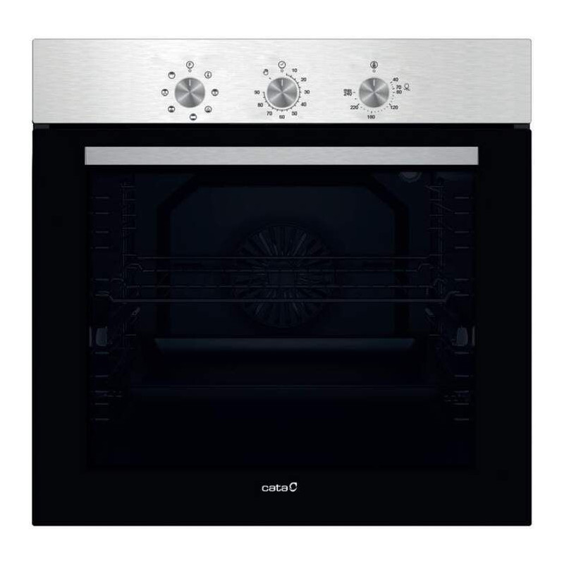 Horno Cata MES8007X, 80L, A, 7 prog, inox, guias