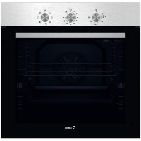 Horno Cata MES8007X, 80L, A, 7 prog, inox, guias