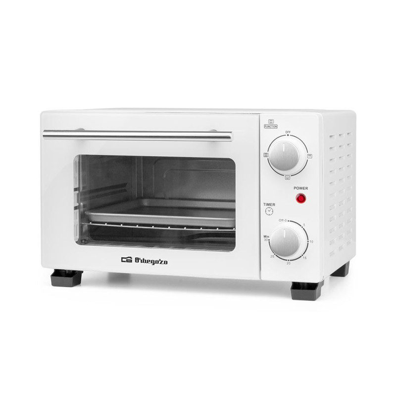 Mini-Horno Orbegozo HO975, 10L, 800w, Blanco Mini-Horno Orbegozo HO975, 10L, 800w, Blanco