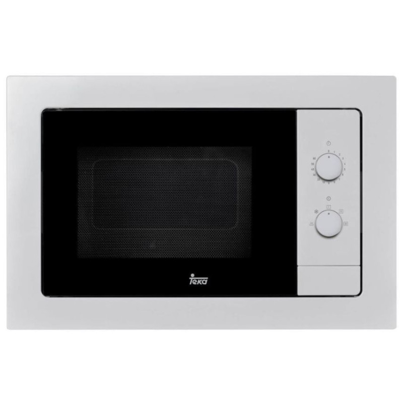 Microondas Teka MB620BI, Blanco Inox, 20L Grill