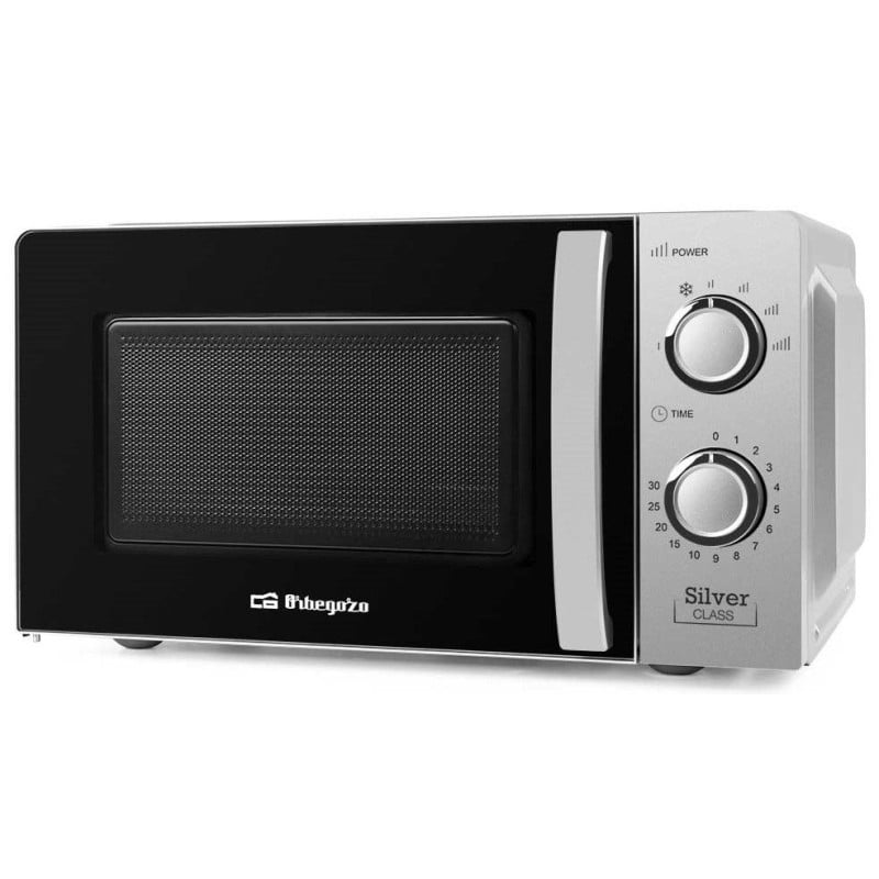 Microondas Orbegozo MI2118, 20L, mecanico, Silver