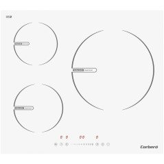Induccion Corbero CCIG10033W, 3zonas, 7,4Kw, blanc