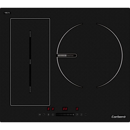 Induccion Corbero CCIG3BL723FLEX, 3 Zonas, 7200w