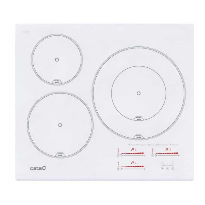 INDUCCION CATA INSB6032BK, 3 ZONAS, 60CM, FREE ZON