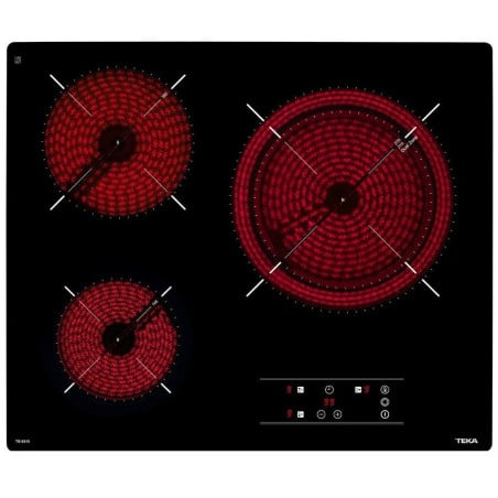 Vitroceramica Teka TB6315, 3 zonas, 5400w, 27cm