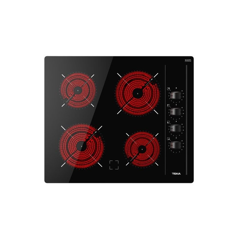 Vitroceramica Teka TBC64000XFL, 4zonas inox