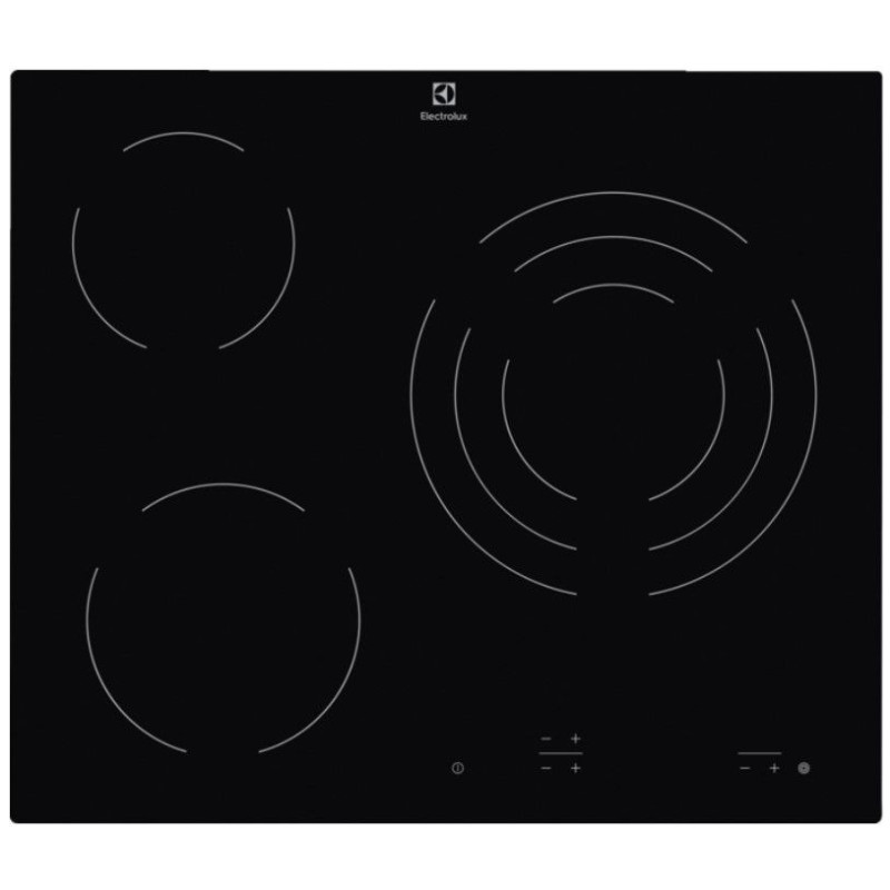 Vitrocerámica Electrolux EHF6232IOK, 3 zonas,