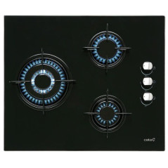 Encimera Cata CIB6021BK, Cristal, 3f, Negra, f tri