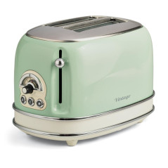 Tostador Ariete 15514, vintage verde, 2 r