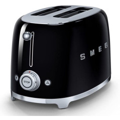 Tostador Smeg TSF01BLEU, 50 style 2 rebanadas negr