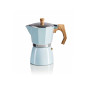 Cafetera italiana Haeger CP06A011A, moka pot 6, az