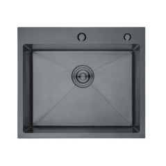 FREGADERO NOVA PADUA, 1C 50X54, INOX NEGRO, CRUAD