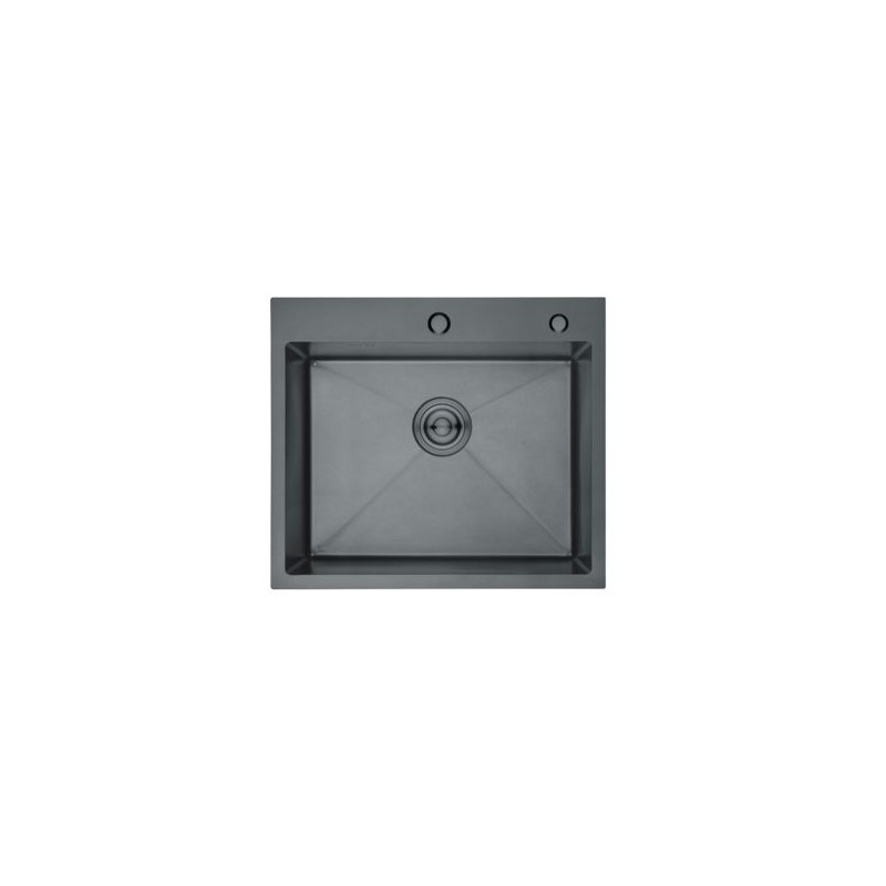 FREGADERO NOVA PADUA, 1C 50X54, INOX NEGRO, CRUAD