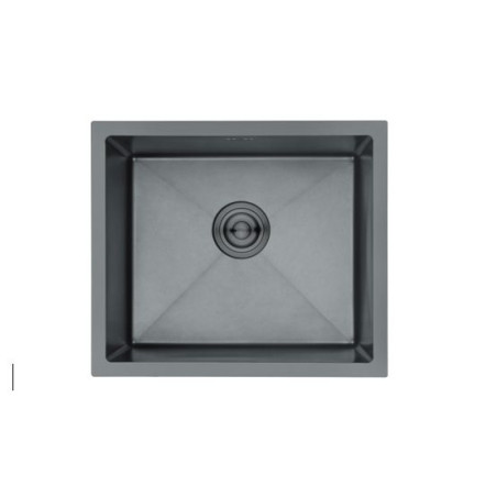 FREGADERO NOVA SIENA, 1C 50X43, INOX NEGRO, CRUADR