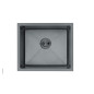 FREGADERO NOVA SIENA, 1C 50X43, INOX NEGRO, CRUADR