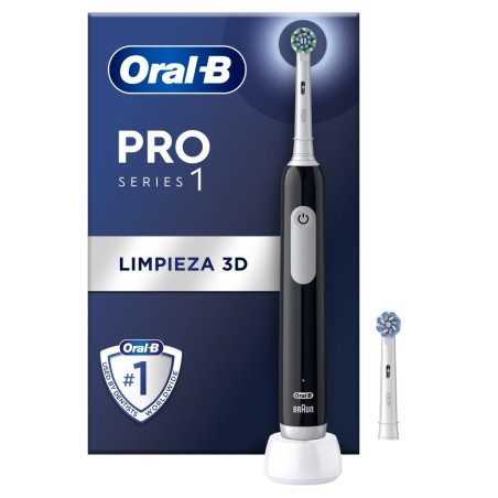 Cepillo Dental Braun Oral-B PRO1BLACK, (EB50RX+EB6