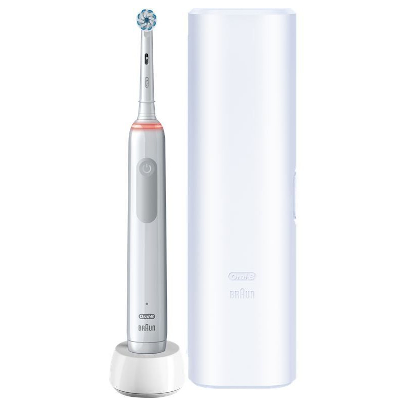 Cepillo Dental Braun Oral-B Pro3 3500, Blanco+Estu