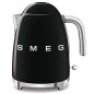 Hervidor Smeg KLF03BLEU, 50s style negro capacidad