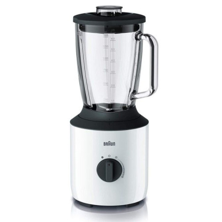 Batidora Vaso Braun JB3150WH, 1.5L, Vaso cristal