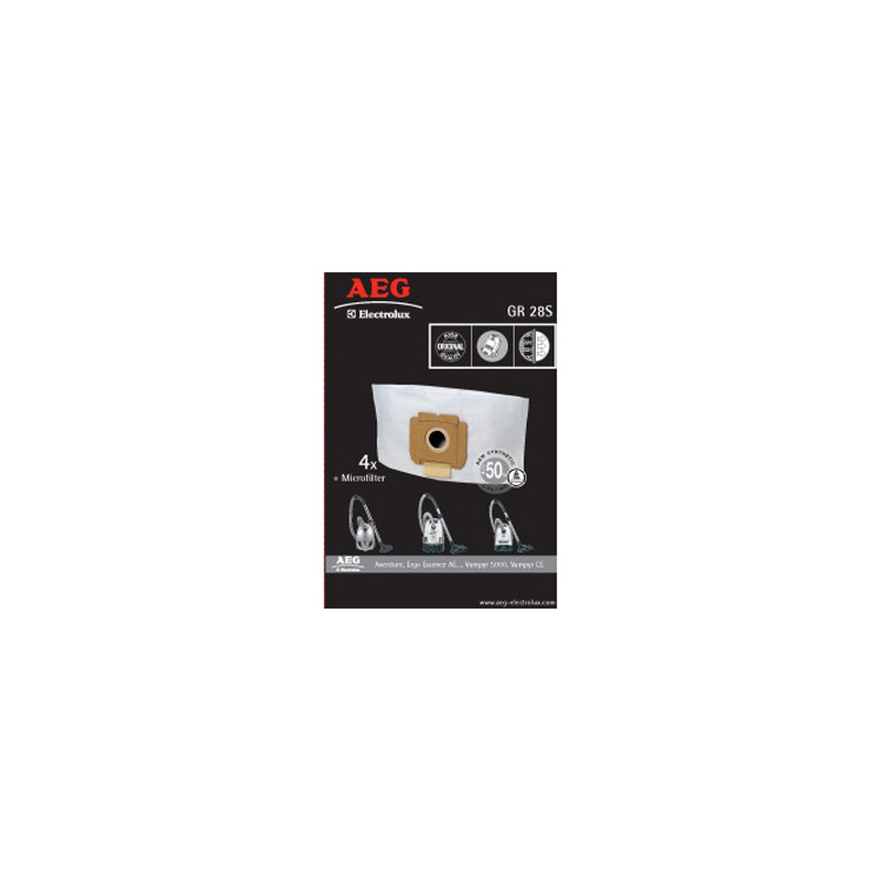 Bolsa Aspirador AEG 900256542 GR28S, COMPATIBLE G