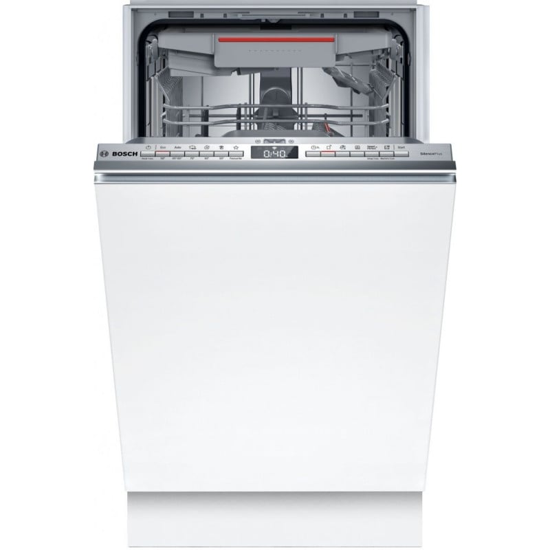 Lavavajillas Bosch SPV4EMX25E de 45 cm cargado con platos