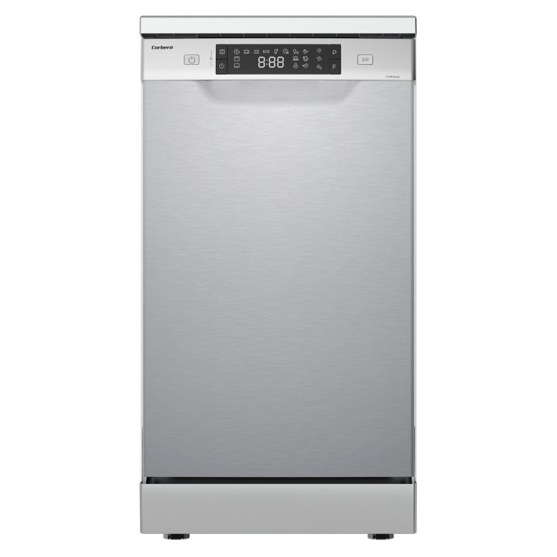 Lavavajillas Corberó CLVM4524X de 45 cm con acabado inox y capacidad para 10 cubiertos