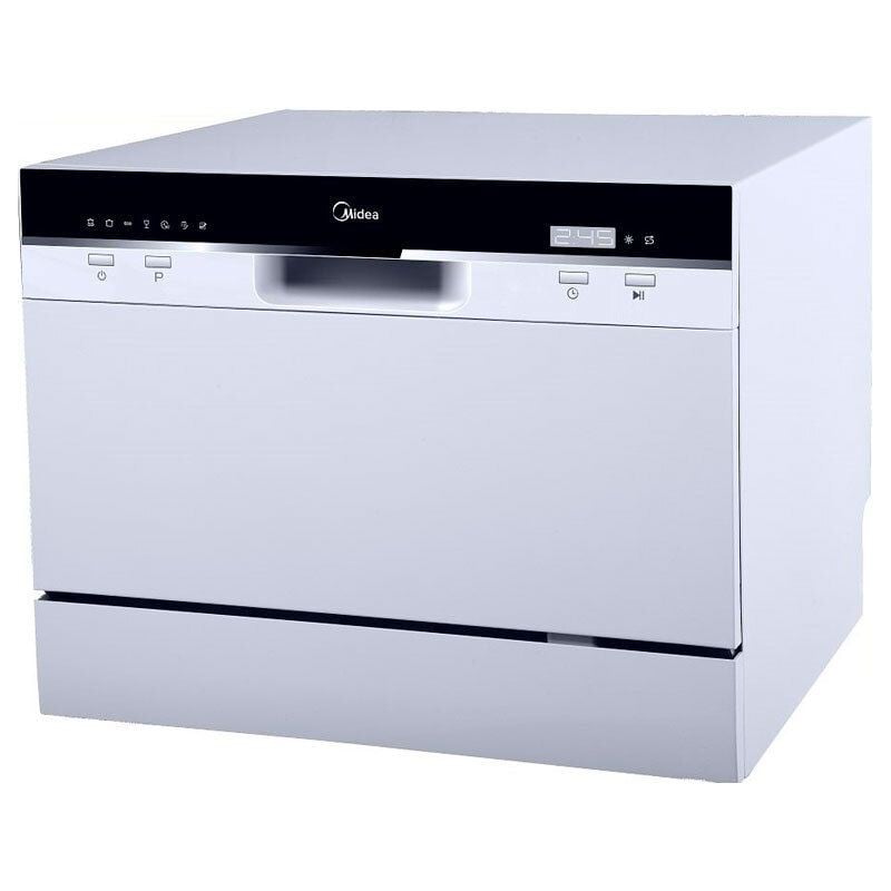 Lavavajillas Midea MTD55S101WES de sobremesa con capacidad para 6 cubiertos
